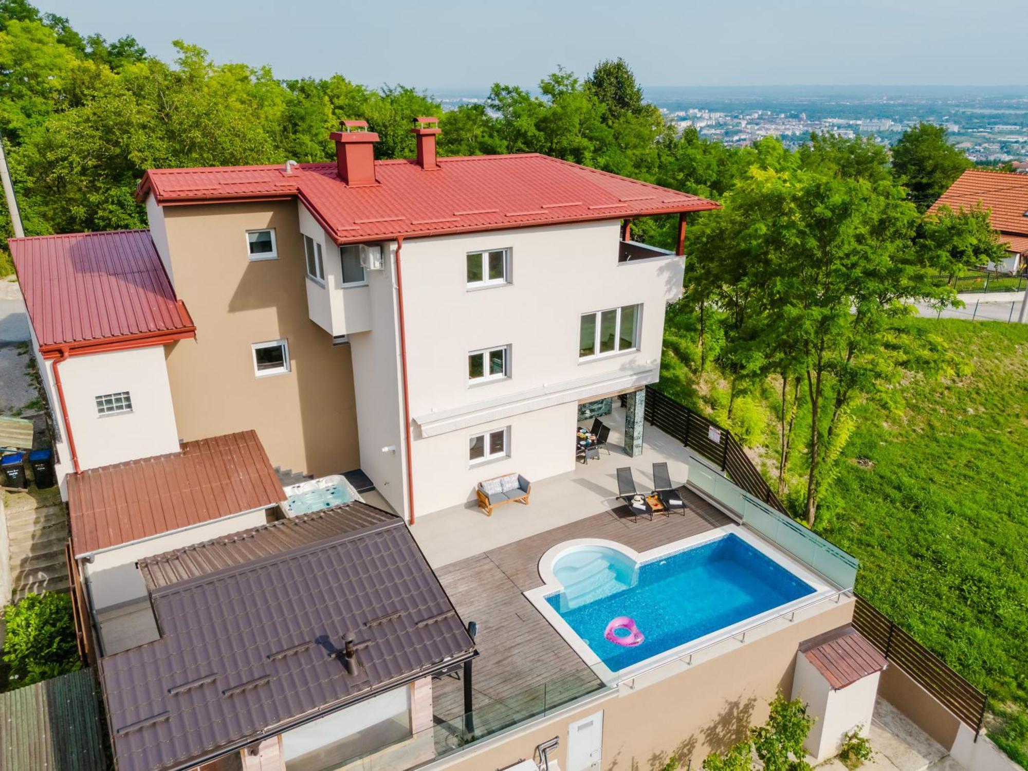 Vila Carobni Pogled Záhřeb Exteriér fotografie
